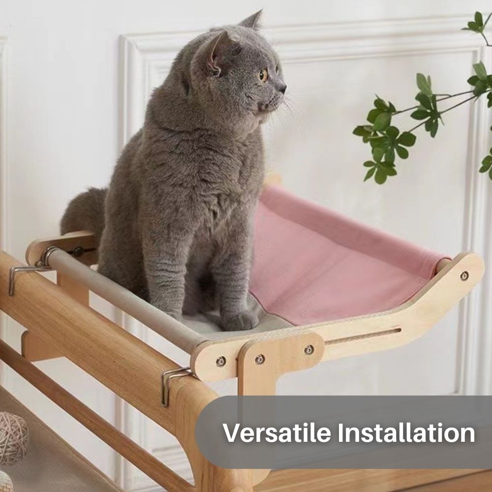 FlexiCat: Verstellbare Luxus-Hängematte für Katzen