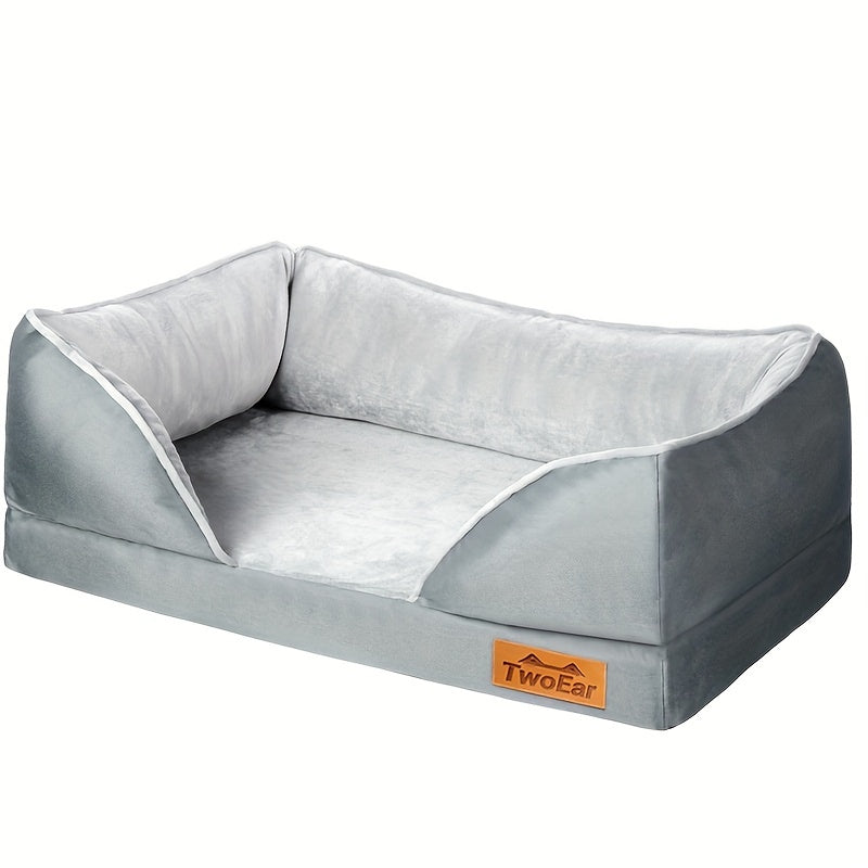 Orthopädisches Komfortbett - Graues Hundesofa