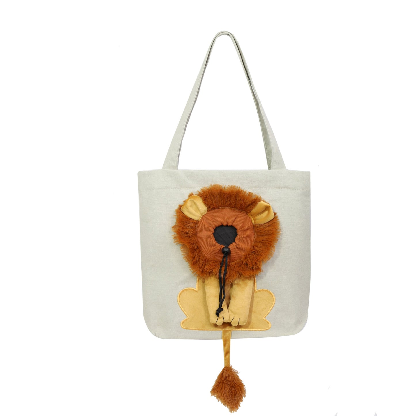 Stilvoller Lion Tote Bag: Überall mit Katze & Hund