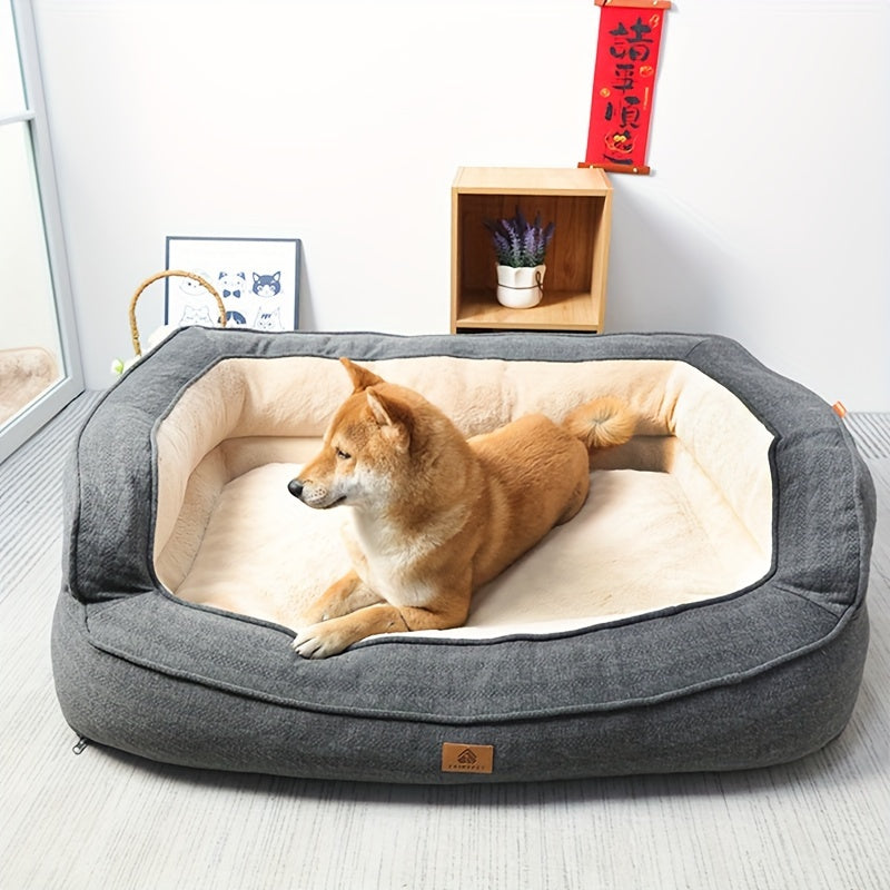 Hundetraum - Rotes Sofa-Bett