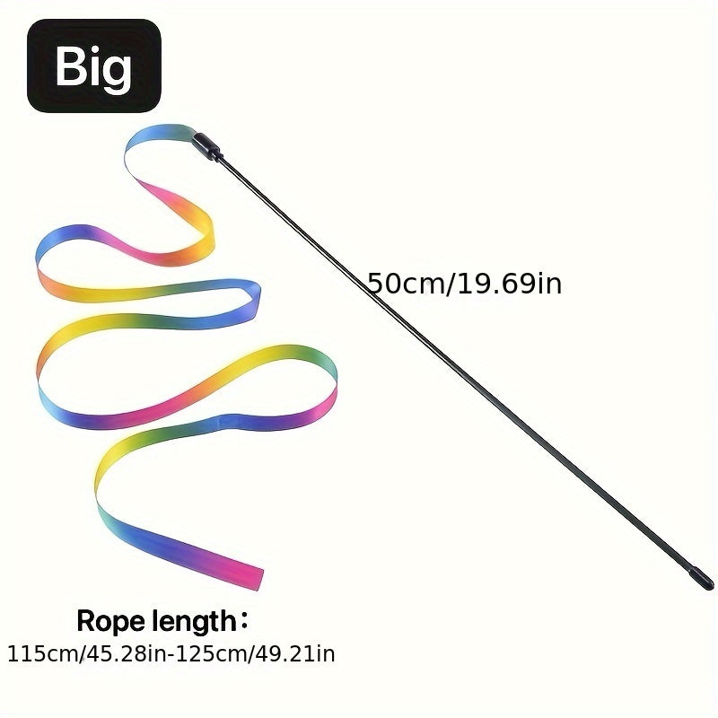 SchleifenSpaß - Interaktiver Katzenstab mit Schleife