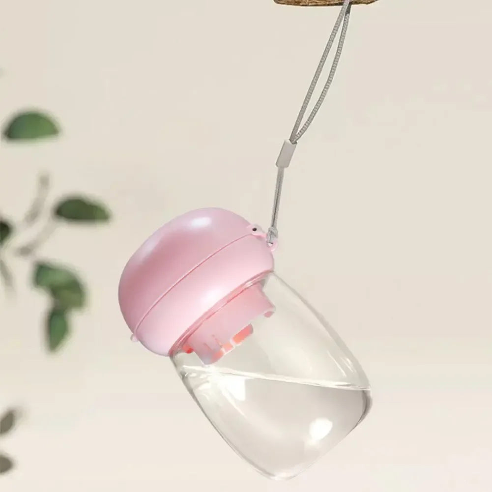 AquaPaws - Tragbare Wasserflasche für Haustiere, Rosa