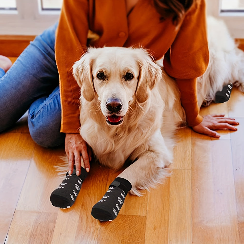 PawProtect - Wasserdichte Hundesocken Schwarz