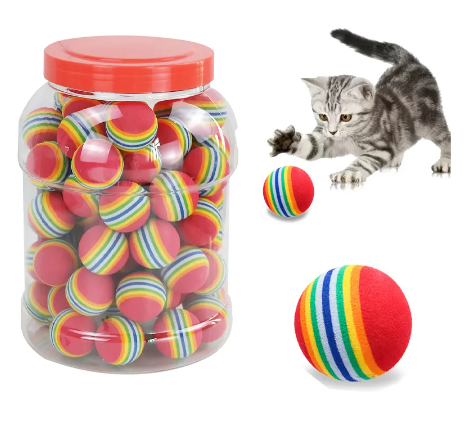 Buntes Katzenspielzeug-Set 10 Stk