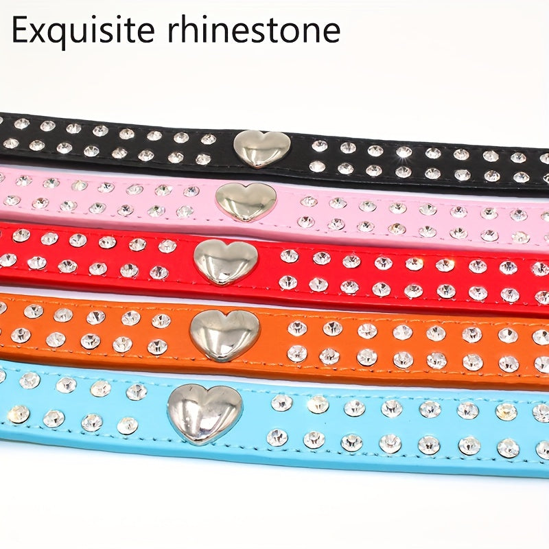 BlingBones - Verstellbares Hundehalsband mit Strass