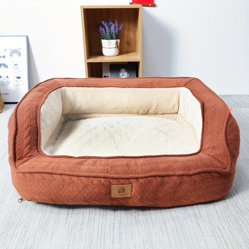 Hundetraum - Rotes Sofa-Bett