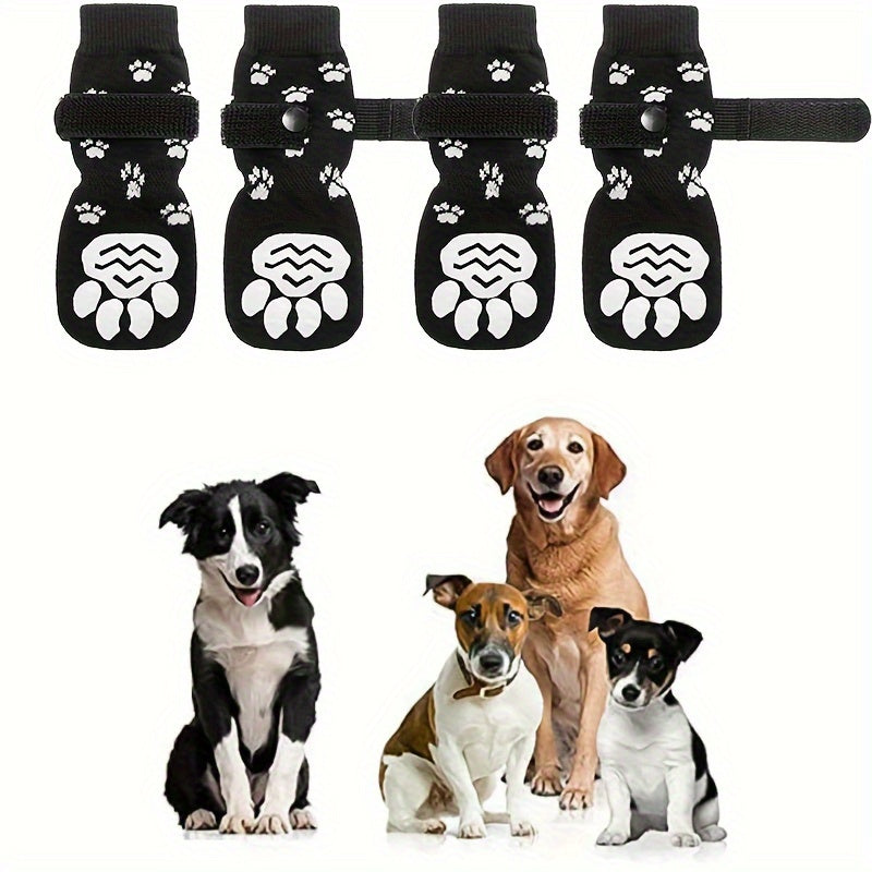 PawProtect - Wasserdichte Hundesocken Schwarz