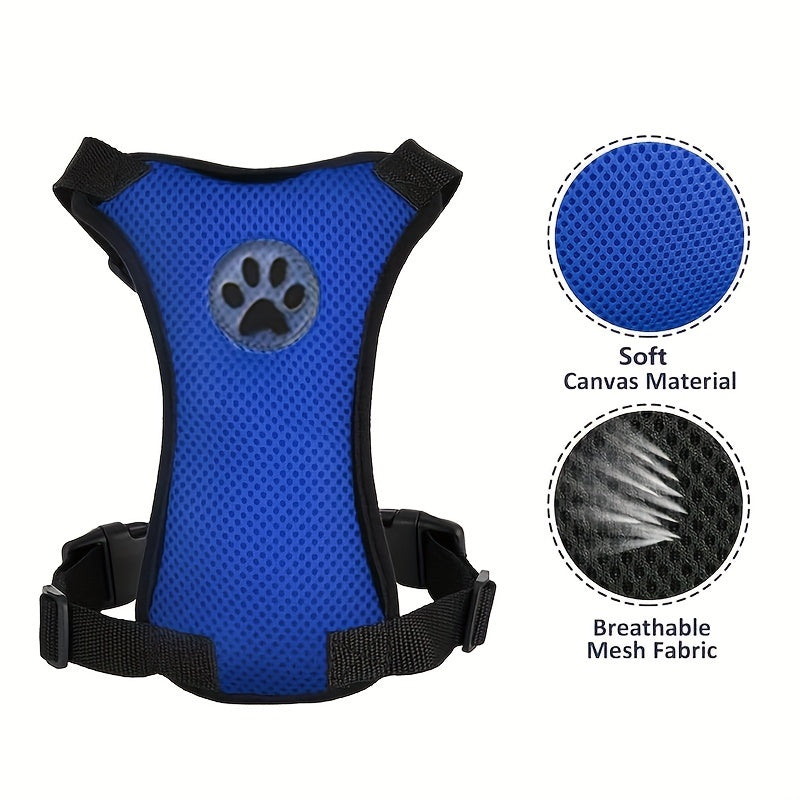 ComfortPaws Schwarzes Hundegeschirr-Set