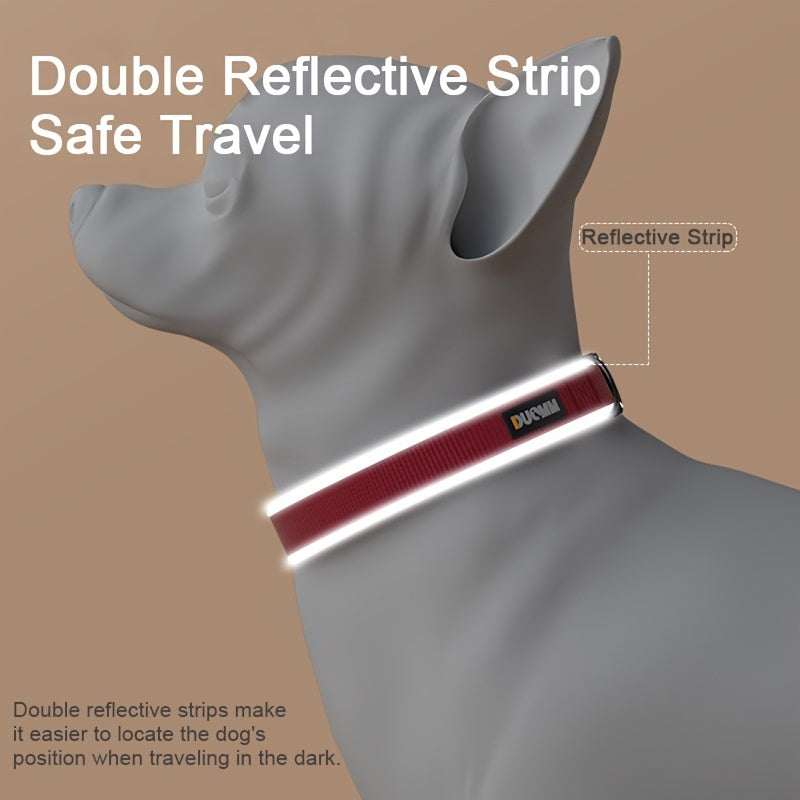 SafeStripes - Reflektierendes Anti-Ausbruch-Hundehalsband