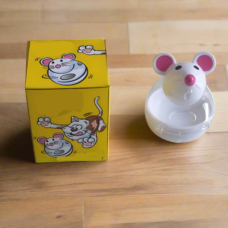 FutterMaus - Weißer Futterspielzeug-Tumbler