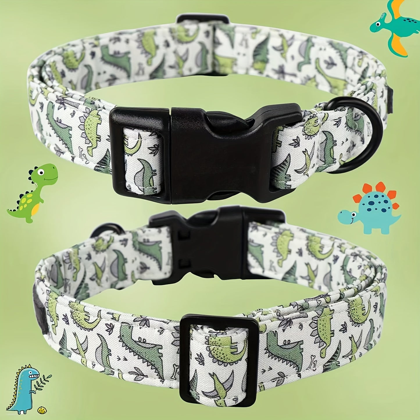 DinoStyle - Verstellbares Hundehalsband