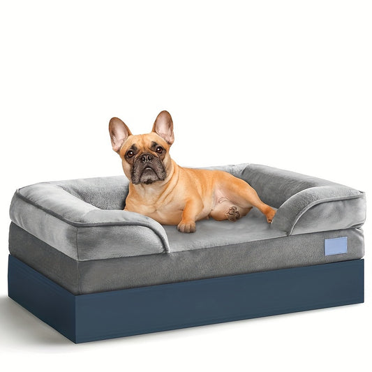 Orthopädisches Komfortbett - Graues Hundesofa