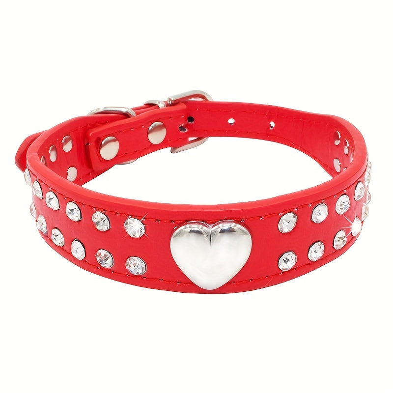 BlingBones - Verstellbares Hundehalsband mit Strass