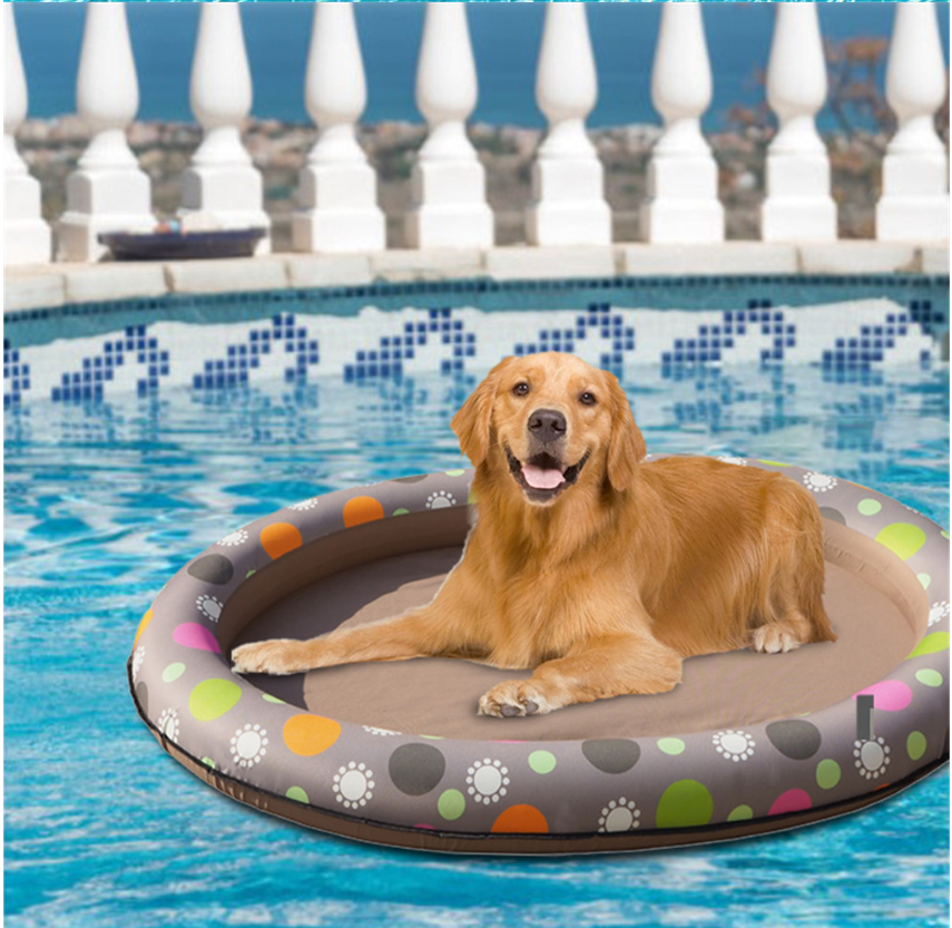 AquaLounge - Schwarze Schwimmhängematte für Hunde