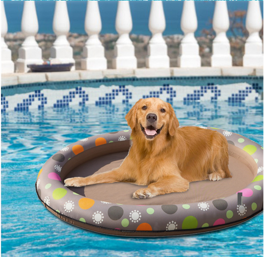 AquaLounge - Schwarze Schwimmhängematte für Hunde