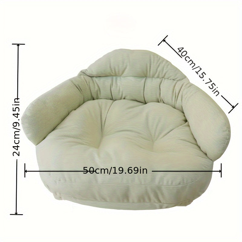 Wohlfühlnest - Haustiersofa Creme Grün