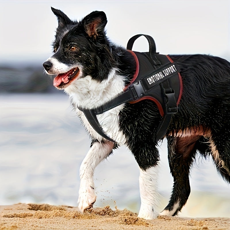 RedSafe - Verstellbares Hundegeschirr mit reflektierenden Streifen