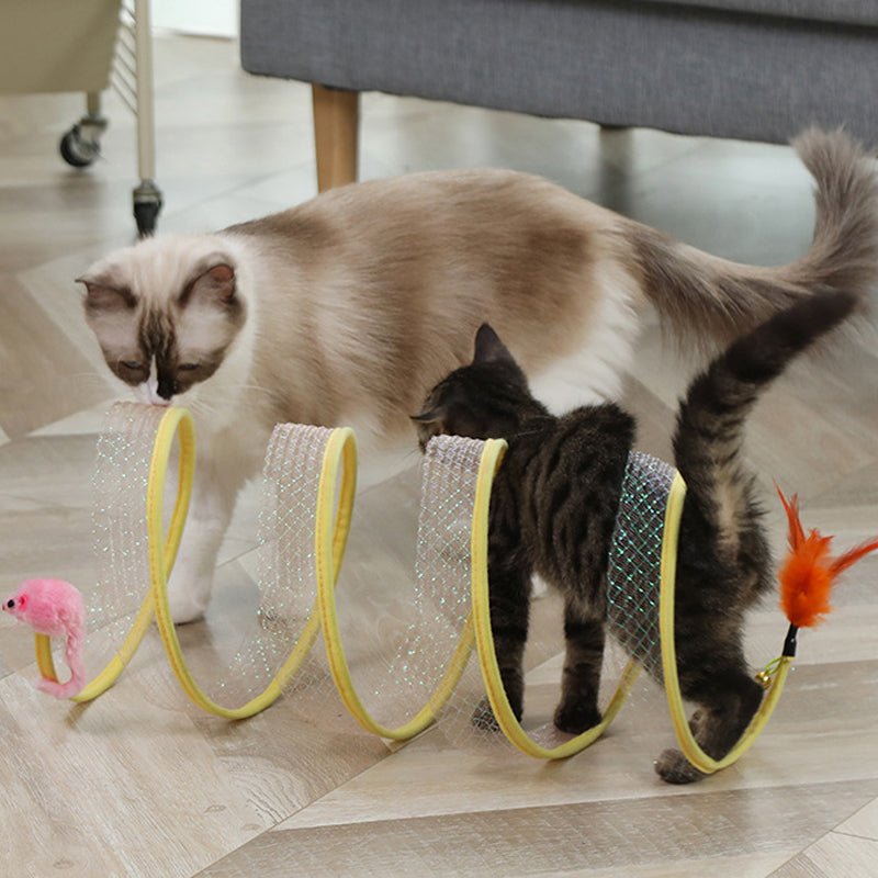 KatzenAbenteuer - S-förmiger Katzentunnel