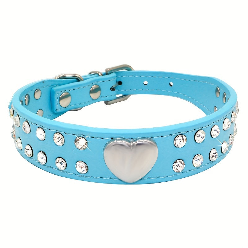 BlingBones - Verstellbares Hundehalsband mit Strass