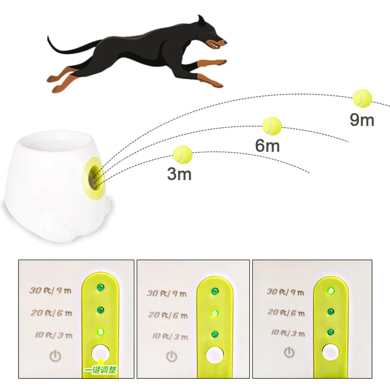 Fetch Go - Mini Tennis Ball Launcher für Hunde