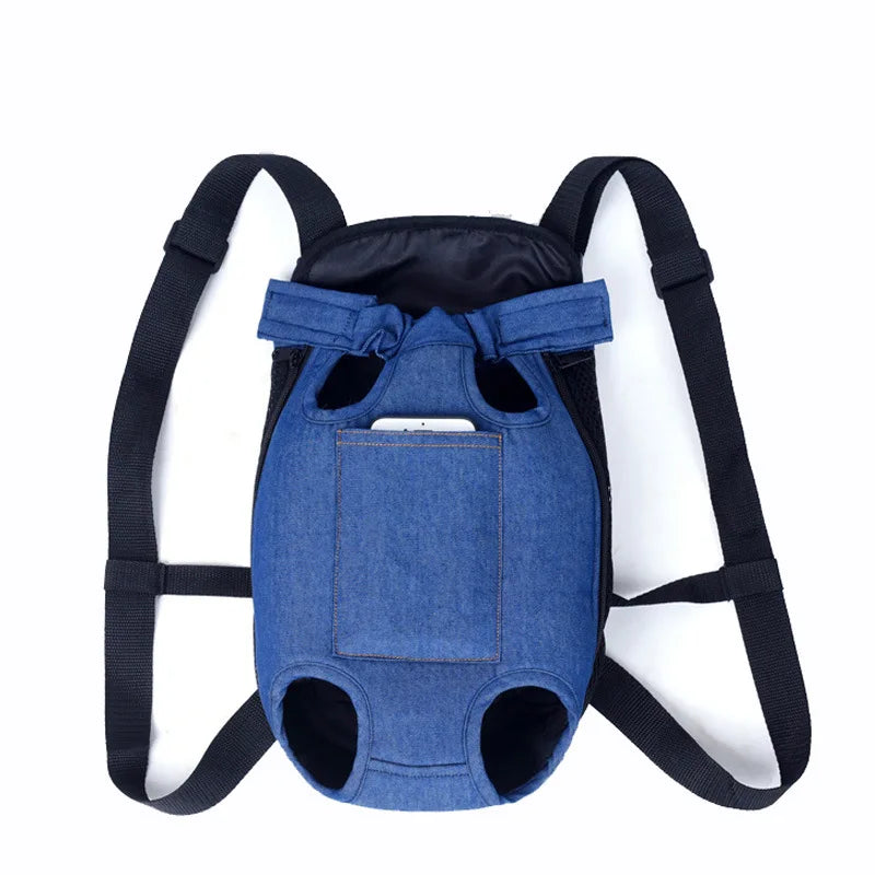 Denim-Explorer - Kaffeebrauner Tragetaschen-Rucksack