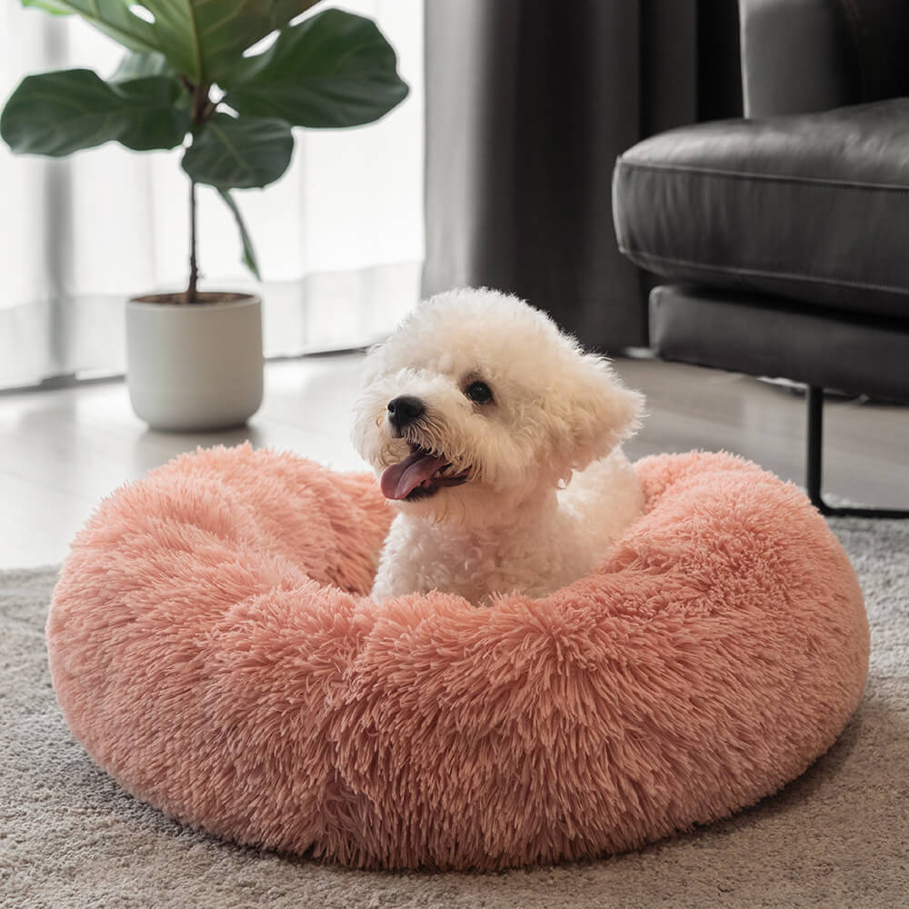 Brauner Fluffy Traumbett