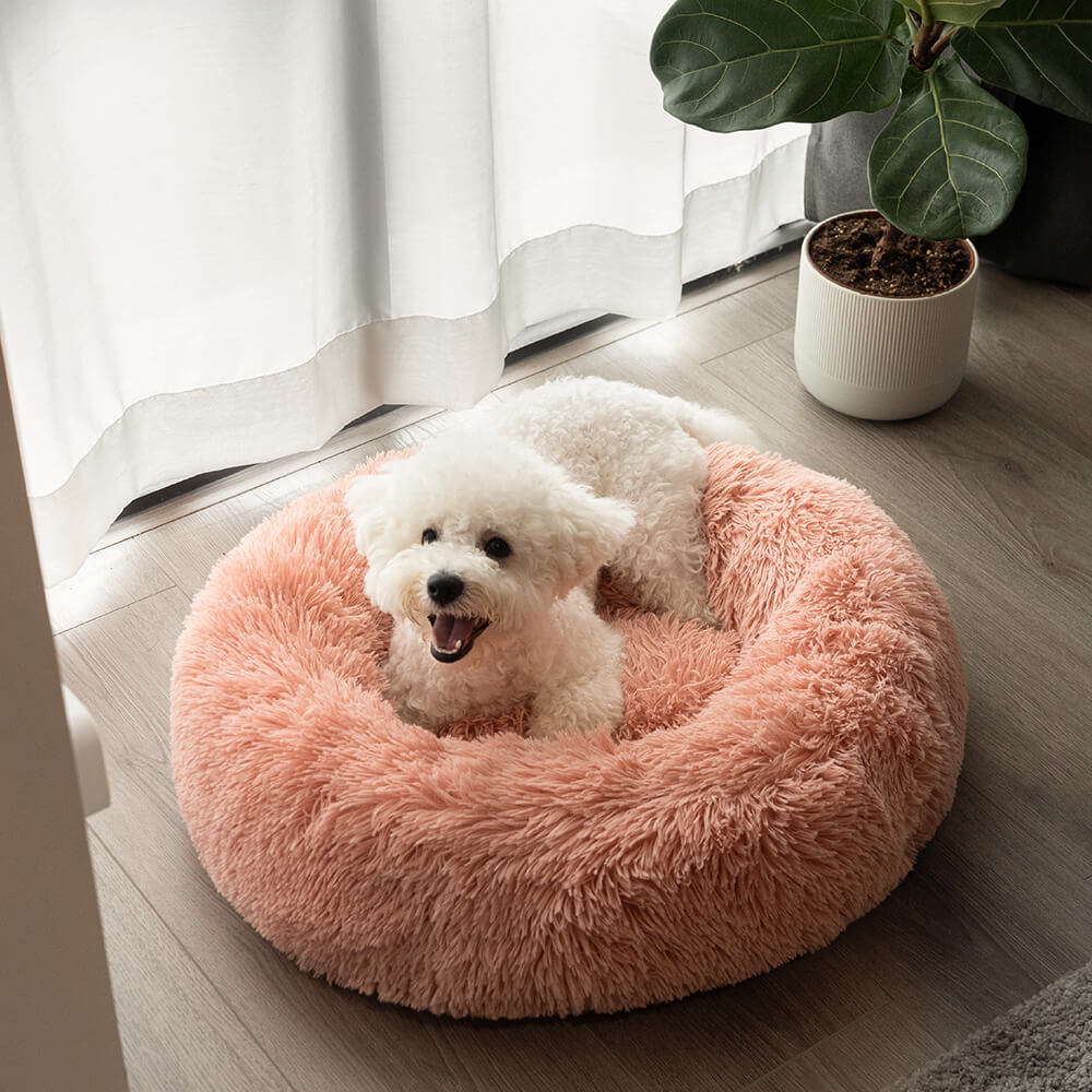 Brauner Fluffy Traumbett