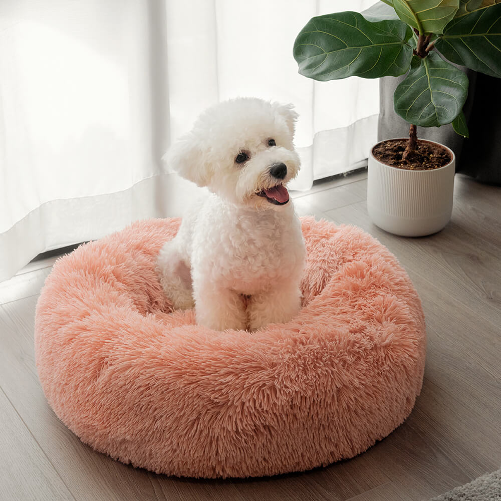 Brauner Fluffy Traumbett