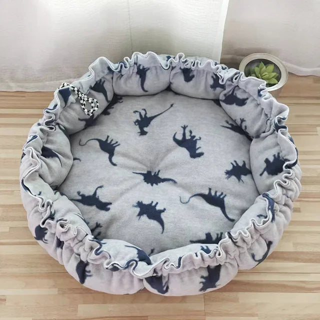 CozyNest - Lila Kuschelsofa für Haustiere