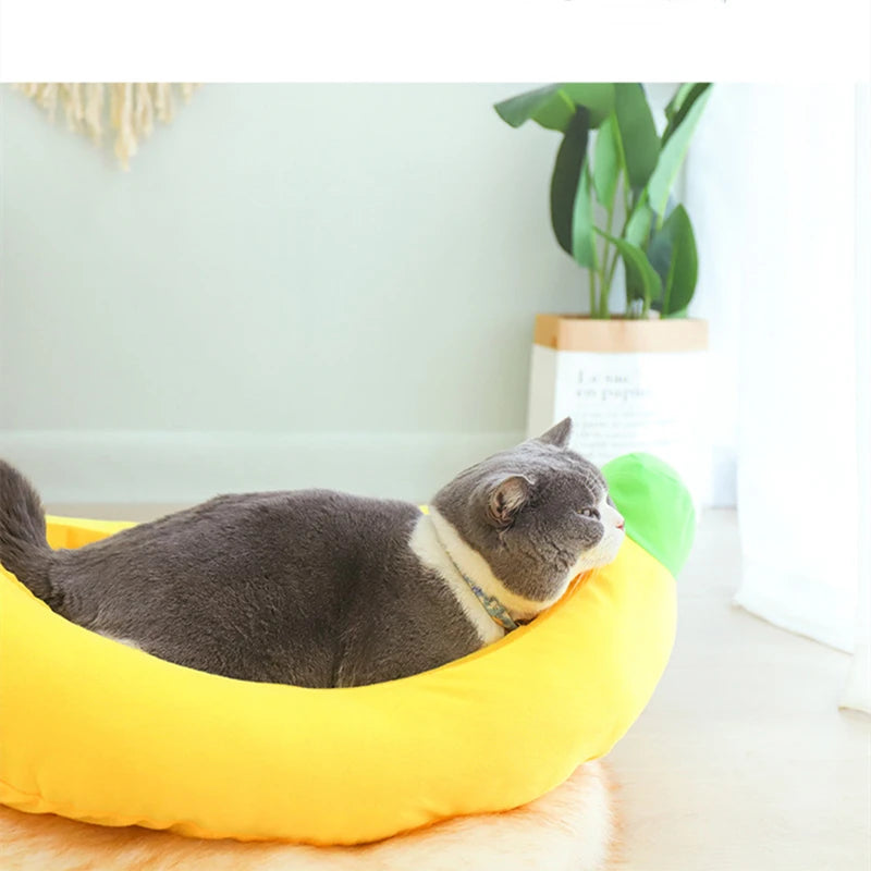 Banana Bliss - Gelbes Kuschelbett