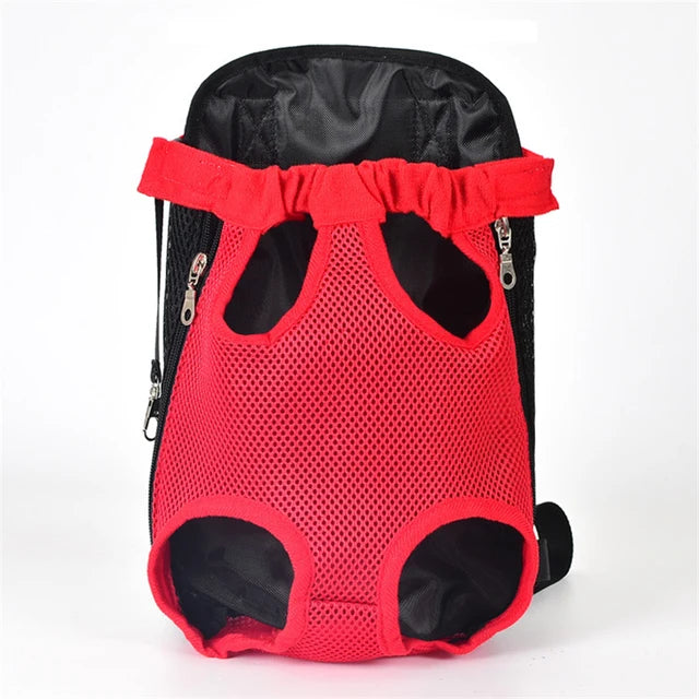 AiryPet - Atmungsaktiver Mesh-Rucksack Rot