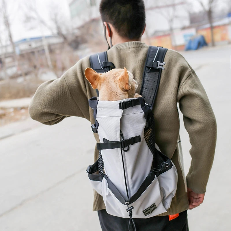 PfotenPfad - Schwarzer Hunde-Wander-Rucksack