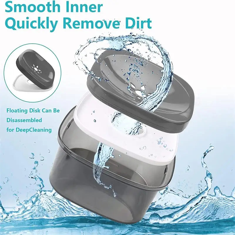 2L HIKEOUT Floating Pet Water Bowl - Hydration & Style for Cats & Dogs