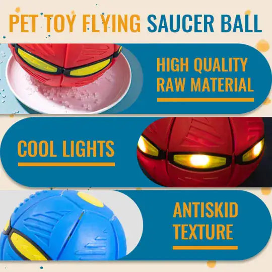 Interaktiver Spaß: Pet Flying Saucer Ball!