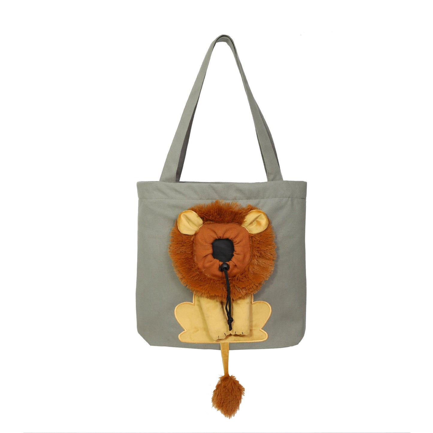 Stilvoller Lion Tote Bag: Überall mit Katze & Hund