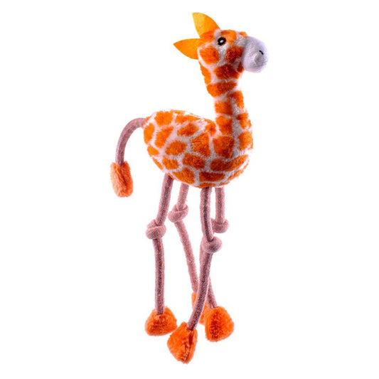 PlüschGiraffe - Hundespielzeug Orange