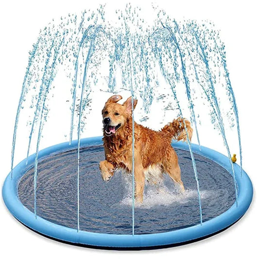 Woof Splash: Sanftes & Beruhigendes Hunde-Sprinkler-Pad