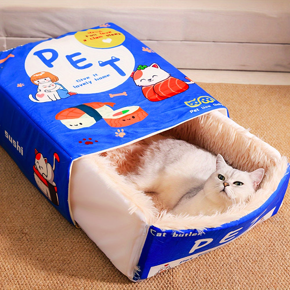 Sushi cat bed top