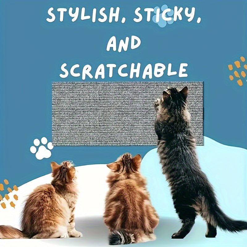 ScratchShield - Selbstklebende Kratzmatten für Katzen Dunkelgrau