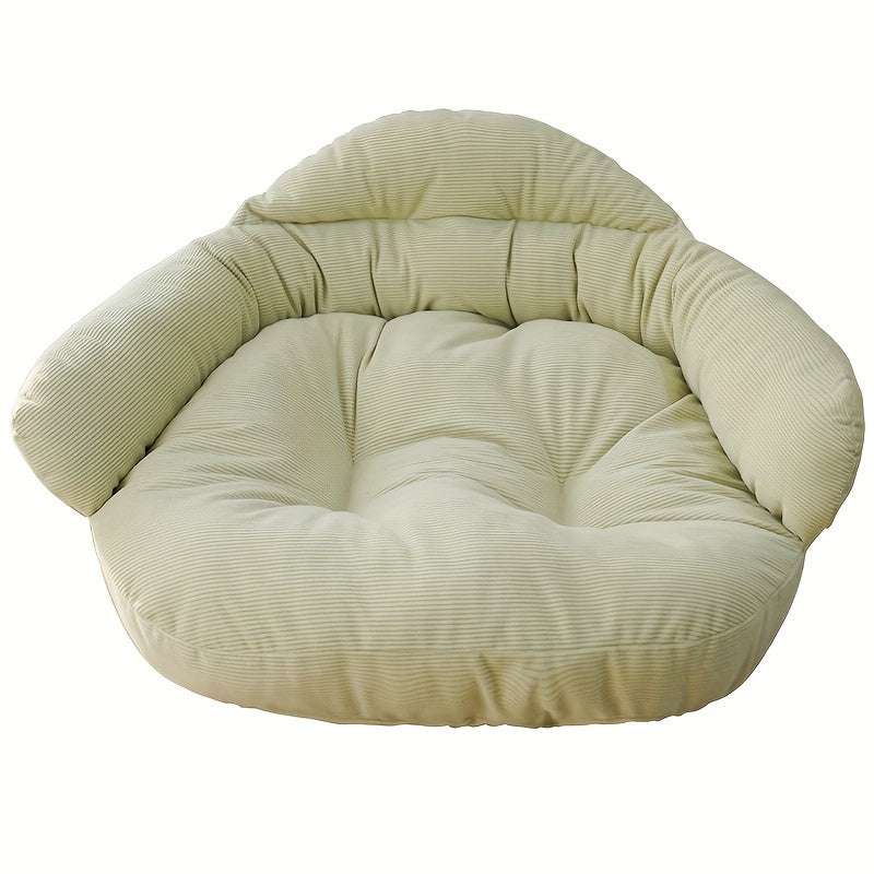 Wohlfühlnest - Haustiersofa Creme Grün