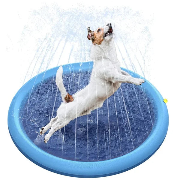 Woof Splash: Sanftes & Beruhigendes Hunde-Sprinkler-Pad