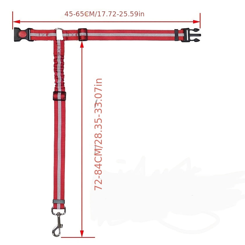 SafeRide - Roter Haustier-Sicherheitsgurt