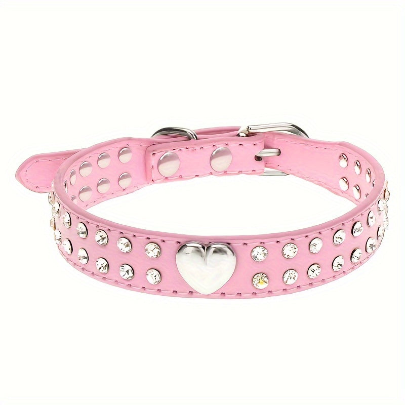 BlingBones - Verstellbares Hundehalsband mit Strass