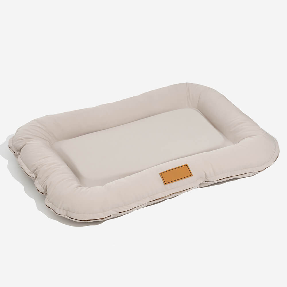 Beige Ortho-Memory-Hundebett