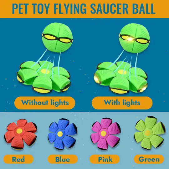 Interaktiver Spaß: Pet Flying Saucer Ball!