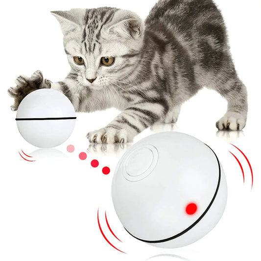 Katzenspaß - Intelligenter Weißer Spielball