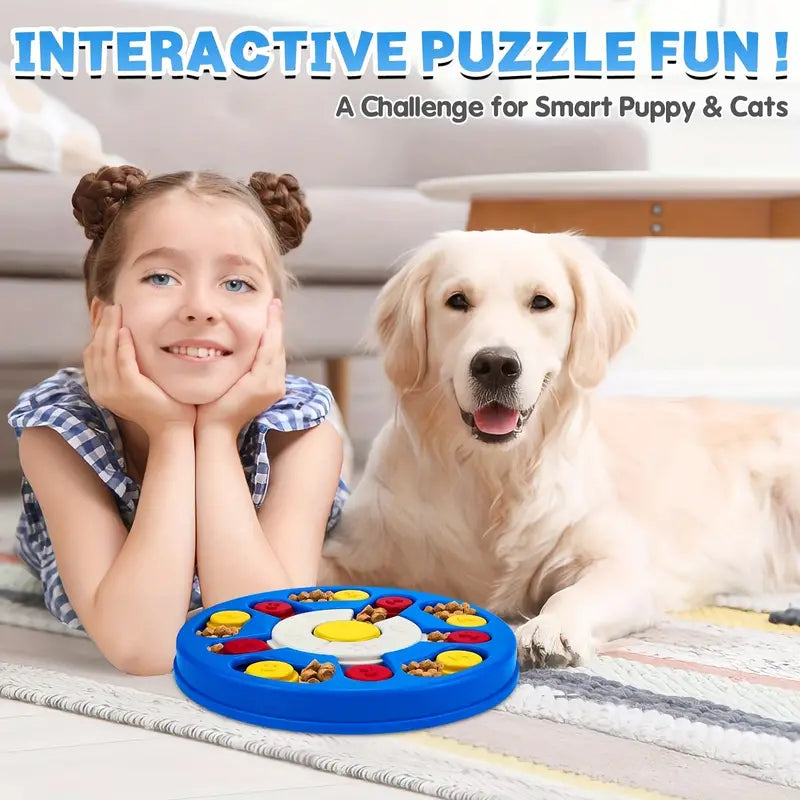 Haustier puzzle spielzeug langsamer fressnapf für hunde & katzen