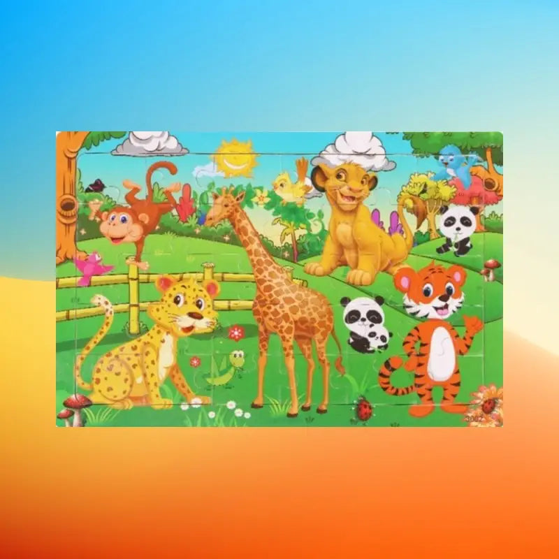 30 bunte Puzzle für Kinder