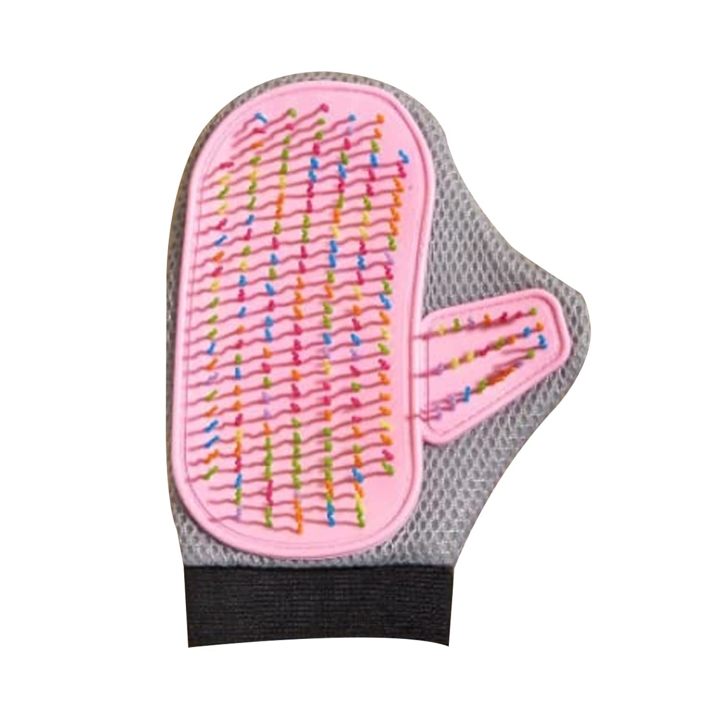 Fellpflegehandschuhe, Fellentferner-Handschuh für Haustiere (Himmelblau, Rosa)