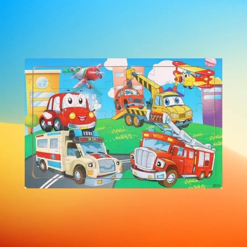 30 bunte Puzzle für Kinder